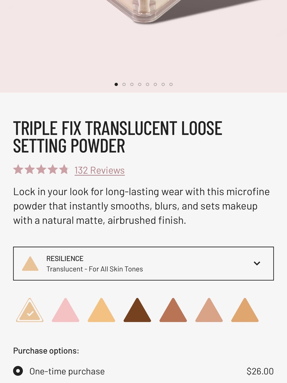 Triple Fix Translucent Loose Setting Powder — Translucent